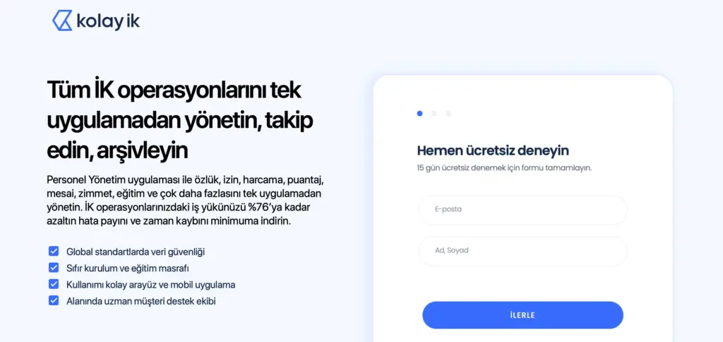 kolay ik personel yönetimi
